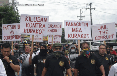 Protests in Angeles City demand justice for flood control mess, honor martial law victims