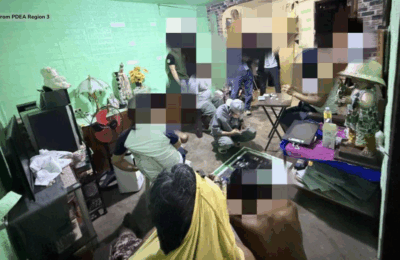 5 katao, arestado sa drug den sa Cabanatuan City