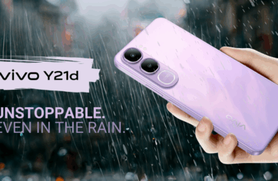 vivo Y21d: Toughest smartphone for rainy days
