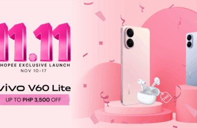 Get up to Php 3,500 OFF on vivo V60 Lite this 11.11