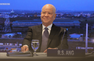 Ramon Ang, walang interes sa pulitika; tututok sa negosyo at pagtulong sa komunidad