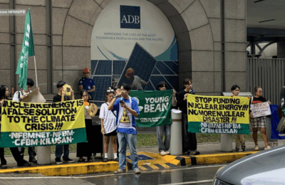 Planong pagpondo ng Asian Development Bank sa nuclear projects, inalmahan