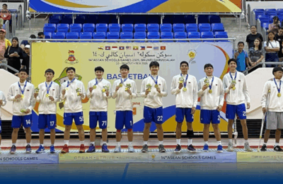 Philippine basketball team, kampeon sa 14th ASEAN School Games
