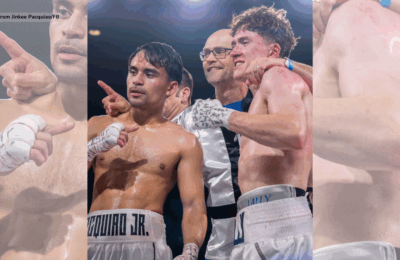 1st pro boxing fight ni Jimuel Pacquiao, nauwi sa draw