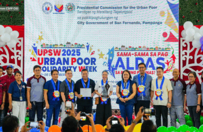 San Fernando LGU, Mayor Vilma Caluag, kinilala sa serbisyo para sa urban poor