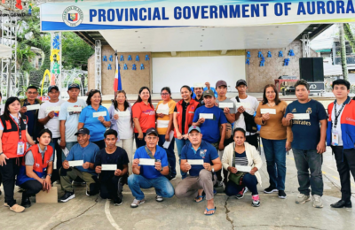 ₱300-K livelihood support, ipinamahagi sa 17 samahan sa Aurora
