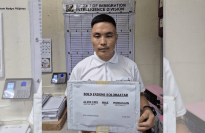 Mongolian national, arestado dahil sa umano’y paniniktik