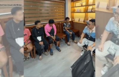 Ilang indibidwal na umano’y nakatira sa Sta. Ana, nahuling nagtatapon ng basura sa Arayat