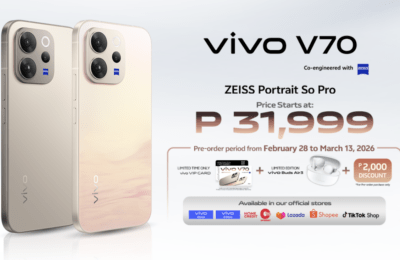 Pre-order vivo V70, get Php 2k off and more