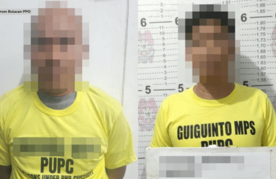 2 suspek sa pagpatay sa pulis sa Guiguinto, Bulacan, arestado na