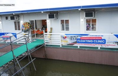‎First-ever Floating Clinic sa Pinas, nagseserbisyo na sa Pampanga