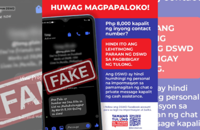 Cash aid kapalit ng personal info, pinabulaanan ng DSWD