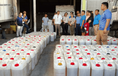 2 indibidwal, timbog sa ilegal na bentahan ng cooking oil sa CSFP