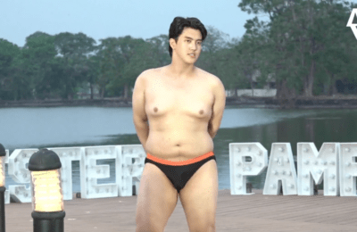 Mister Pampanga candidate RJ Perkins, viral sa swimwear category; netizens, hati ang reaksyon