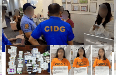 ₱247-K ‘unregistered’ cosmetic products, kinumpiska sa Angeles City; 3 suspek, inaresto