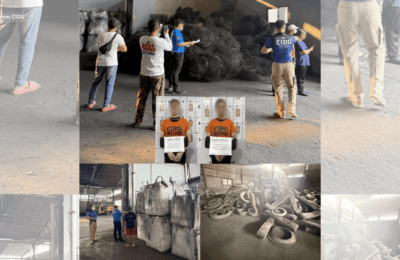 2 Chinese national, huli sa ilegal na tire pyrolysis facility sa San Simon; ₱9.5-M gamit, nasamsam