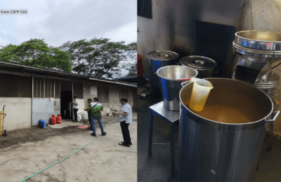 Ilegal na calamansi juice factory sa CSFP, ipinasara