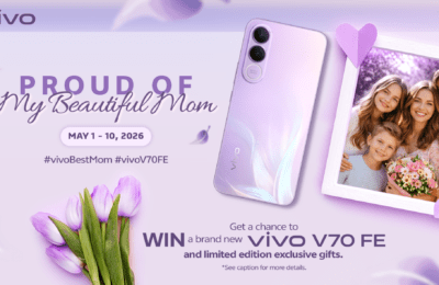 Celebrate your mom with #vivoBestMom2026, win vivo V70 FE