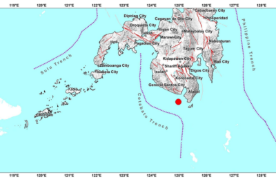 Magnitude 7.8 na lindol, yumanig sa Sarangani; tsunami warning, inilabas ng PHIVOLCS