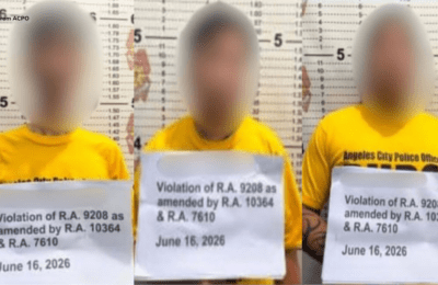 Dalawang bata, nasagip sa umano’y child exploitation sa Angeles City
