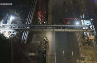 Phase 1 ng Tulaoc Bridge construction sa San Simon, patapos na