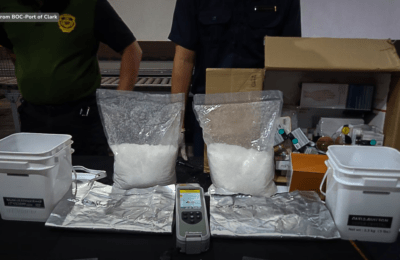 Higit ₱27.5-M shabu, nasabat sa Port of Clark bago maipadala sa Mandaluyong