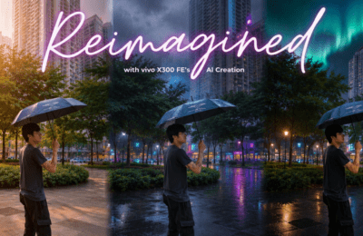 Rainy scenes get new look on vivo X300 FE