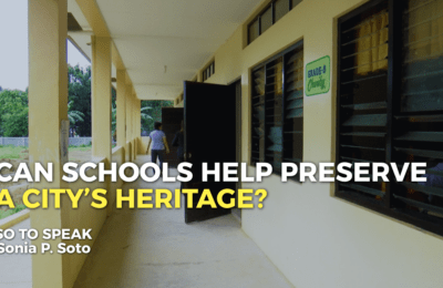 Can schools help preserve a city’s heritage?