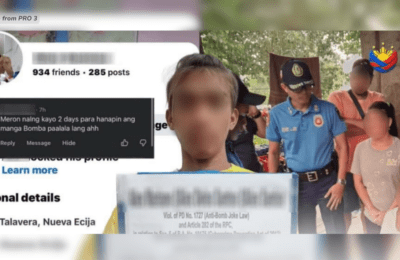 Suspek sa online bomb threats sa Bulacan, naaresto na