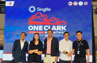 Runners gear up for the 2026 Singlife One Clark International Marathon this September