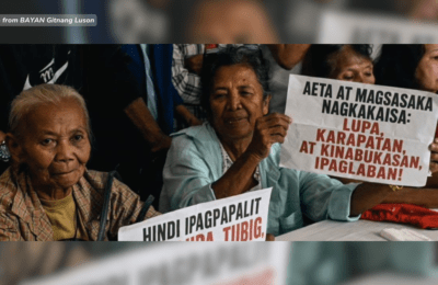 Mga katutubo at magsasaka ng Capas, Tarlac, iginiit na ancestral domain at pag-aari nila ang lupang pagtatayuan ng Pax Silica Hub