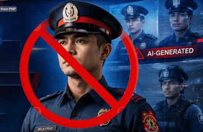 Mga nagpo-post ng AI-generated police image, pwedeng makasuhan: PNP