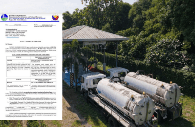 DENR, naglabas ng notice of violation laban sa ACWD Septage Plant