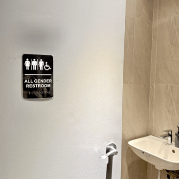 The MGEN Head Office all-gender restroom is one of the visible, physical expressions of its commitment to creating safe and welcoming spaces for every employee.