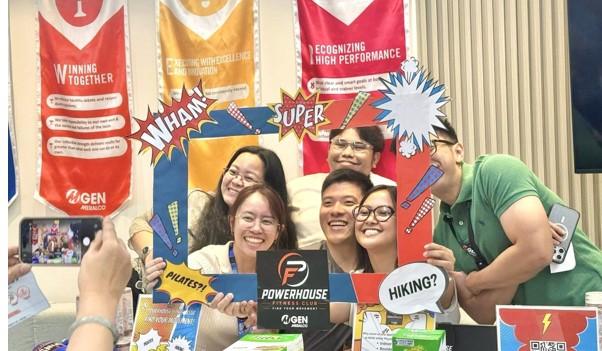 Seen in the photo are employees connecting during Club Recruitment Day, where they explore employee-led groups built around shared interests, hobbies, and activities across the organization.