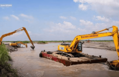 Dredging, repair sa Minalin tail dike, isinusulong kontra baha at lahar