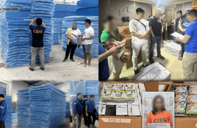 ₱5.7-M non-compliant foam mattresses, cosmetics nasabat sa Bulacan; 2 suspek, arestado