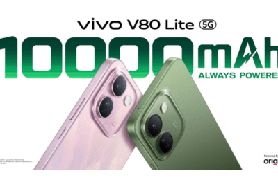 vivo V80 Lite challenges the look of big-battery phones