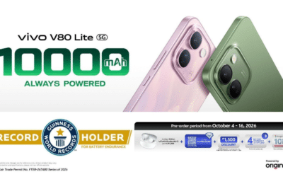 vivo V80 Lite launches in PH with 10000mAh battery at Php 24,999