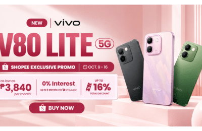 vivo V80 Lite goes exclusive on Shopee for 10.10 with up to 16% off